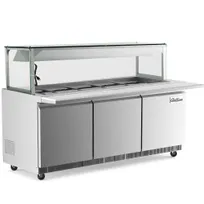 product of Coldline CBT72-LT 71" Refrigerated Employee-Service Salad Bars, 14 cu. ft.