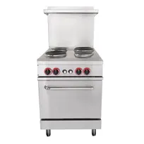 product of Cookline ER24-240 Cookline Electric Range, 24"W X 31.5"D X 56.5"H, (4) Burners