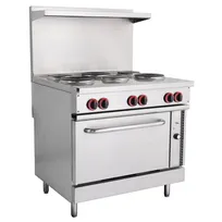 product of Cookline ER36-208 Cookline Electric Range, 36"W X 31.5"D X 56.5"H, (6) Burners