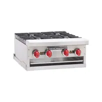 product of American Range ARSHP-24-4 24" Countertop Gas Hotplates w/ (4) Burners, 30" Depth, 128.000 BTU
