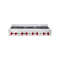 product of American Range ARSHP-48-8 48" Countertop Gas Hotplates w/ (8) Burners, 30" Depth, 256.000 BTU