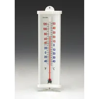 product of Taylor Precision 5132N Wall Thermometer, -40°F to 120°F, Aluminum Back, End Caps, Weather Resistant