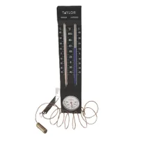 product of Taylor Precision 5329 Indoor/Outdoor Thermometer/Hygrometer, -40° to 120°F, 10 to 80% Humidity Range