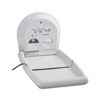 product of Koala KB301-05 Vertical Baby Changing Station, White Granite Wall Mount, Microban Protection