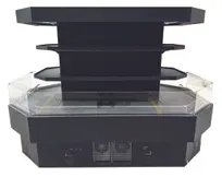 product of Hydra-Kool HKMI-80S 78" Air Curtain Island Merchandiser, Self Contained, 2 Shelves