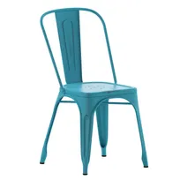 product of Flash Furniture ET-3534-COM-B-GG Tenley Stacking Chair, 500 lb, Metal, Blue Distressed Finish