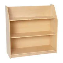 product of Flash Furniture MK-STR800H-GG Hercules Natural Wood 3 Shelf Bookcase with Safe, Kid Friendly Curved Edges