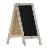 product of Flash Furniture HGWA-GDI-CRE8-654315-GG Chalkboard Sign Set, 40" x 20", Black, Pine Frame, Wthr - Set