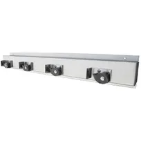 product of IMC Teddy MH4 - 4-Position Mop and Broom Holder, Heavy-Duty Stainless Steel Construction