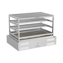 product of Mibrasa RM 100 BEAS 44" Countertop Robatayaki Charcoal Grill w/ 4 Fixed Tiers