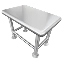 product of IMC Teddy BNC-1554 Chef's Bench, 15" W x 54" L, 14/300 Stainless Steel, Steamer, Seats 2