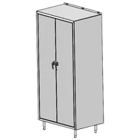 product of IMC Teddy DTC-36 Stainless Steel Detergent Cabinet - 18"W X 36"L X 72"H