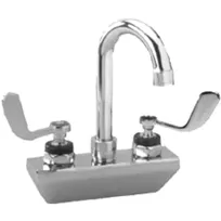 product of IMC Teddy RGLH-S Faucet, Splash Type, Rigid Gooseneck, with Wrist Handles