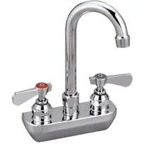 product of IMC Teddy RGSH-S Faucet, Splash Type, Rigid Gooseneck with Lever Handles