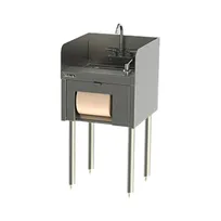 product of Perlick TSD18HST 18" Free Standing Underbar Hand Sink Unit with Side Splashes & Faucet