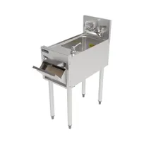 product of Perlick TSF12HS-STK 12" Underbar Hand Sink Unit w/Soap, Towel Dispenser & 3 Splashes - Quick Ship
