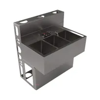 product of BK Resources UBB-21-336S Underbar Sink Units, 3 Compartment without Drainboard