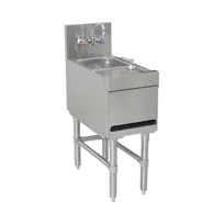 product of Eagle Group HSD12-24 12" Free Standing Underbar Hand Sink Unit with Soap & Towel Dispenser