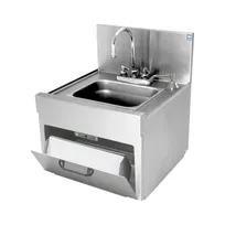 product of Eagle Group WSD14-15 14" Wall Mounted Underbar Hand Sink Unit with Soap & Towel Dispenser