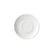 product of Winco BSC-45RE Birkhall Saucer, 4.5" Dia x 3/4" H, Round Rolled Edge Porcelain, White - 1 Dozen