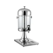 product of CACChina BVDS-J2S 2.2-Gallon Beverage Dispenser, Poly Container, SS Base Ice Core, Lid/Stand - Set