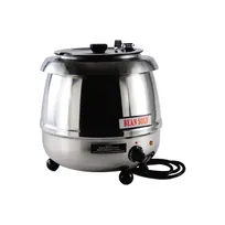 product of CACChina ELSW-200S Soup Warmer, 10.5 Qt., 13-5/8"Dia X 15-3/8"H, Adjustable Dial