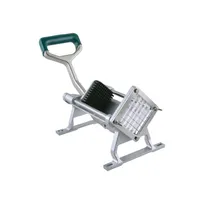 product of CAC China FPFC-500W – 1/2" Square French Fry Cutter, Cast Iron Body, Stainless Steel Blade, Wall Mount, Handle, Set
