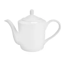 product of CAC China MAJ-TP Teapot, 46 oz (10-1/2" L x 5" W x 7" H), Bone White Bone China with Lid - 1 Dozen