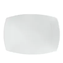 product of CAC China SHA-94 Sushia Platter 16" L x 9-1/4" W x 1-1/4" H, Porcelain, White, Oven & Microwave Safe