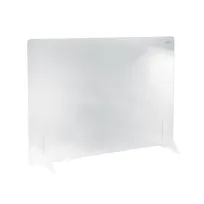 product of CAC China SHLD-4832N Self-Standing Shield, 48"W x 32"H Clear Acrylic, BPA-Free, No Window, Set