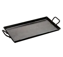 product of Lodge CRSGR18 Griddle - 21-2/5" x 10-1/2", 18" x 10" Cooking Surface, Carbon Steel, Induction Ready