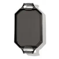 product of Lodge G18-10001 Finex Double Burner Griddle, 18" x 12-1/4" 22" OAL, Cast Iron, Induction-Ready