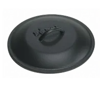 product of Lodge L8IC3 Cast Iron Lid, 10-1/4" Dia., Domed Self-Basting Cover, Seasoned Oil, Made in USA