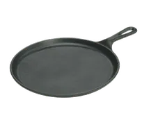 product of Lodge L9OG3 Griddle, 10-5/8" Dia. X 1-1/2" H, Induction Ready, Cast Iron, Made in USA