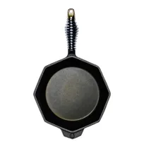 product of Lodge S10-10001 Finex Skillet - 10" Octagonal Cast Iron Grill, 8-10", Handle, Induction, No Lid