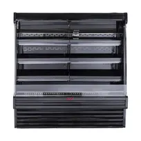 product of Howard-McCray SC-OP35E-6S-B-LED 75" Refrigerated Produce Display Case, Black
