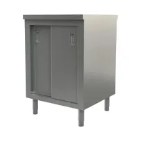 product of Tarrison TC-C2424HD Stainless Steel Utility Storage Cabinet w/ Base with (1) Hinged Door - 24"W x 24"D