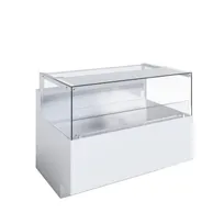 product of Ciam USA CIAM 6040 SQ10G1M100I - 39"x39"x47-1/4" Red Meat Display, SS/Lam Bottom 3000K LED DigitalDef