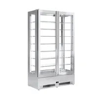 product of Ciam USA CIAM BRILLIANT BRL1DTT2PI Dual Wine Cooler, 54" L x 27" D x 97" H, Glass Doors, 208-230V