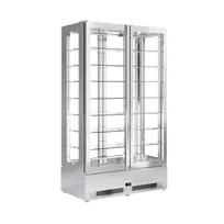 product of Ciam USA CIAM BRILLIANT BRL2PVT1PI - 27-9/16"Lx27-1/16"Dx97-3/8"H SS Glass Bot Wine Cooler,208-230V