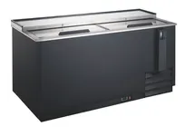 product of Drago America DRBC50 Bottle Cooler, 17 Cu Ft, 49.5"W X 26.6"D X 34.2"H, Black Steel Exterior, 3/7 HP