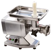 product of Omcan USA 48230 - 1.48 HP Electric Meat Grinder, #22 Hub, Die-Cast Aluminum Body, Stainless Steel Tray, 110-120V 60Hz