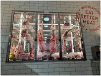 product of Oscartek GALA RM700 31" Meat Display – 3-Pane Glass, 3000K LED Dimmer, Shelves, Defrost, Condensing