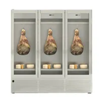 product of Oscartek PROVINO I RM2100 83" Meat Display Case, 3 Glass Doors, Frame, Lighting, Touch, Shelves
