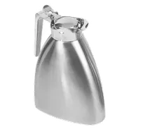 product of Spring USA 17600-5 Beverage Server, 34 Oz/1 L Vac-Insulated, Self-Open Cover, Stainless/Chrome Liner