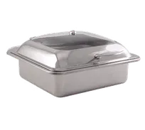 product of Spring USA 2174-6 Induction Buffet Server, 9-Qt Sq., 15.9"W x 18.3"D x 22.5"H, Stainless Cover, Pan