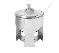 product of Spring USA 2565-6 Sauce Syrup Server, 1-1/2 L Steel Chafing Dish with Cover, Ladle & Fuel Tray