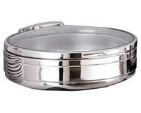 product of Spring USA 2572-6/38 Buffet Server, 6 Qt 16" Round, Steel Insert, Lid, Cover, Induction Ready