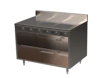 product of Spring USA BOH-2600-6 Boh Induction Flameless Cooking Cart, Electric, 48"