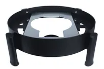 product of Spring USA S572-8/38 Chafer Stand - 21-1/4" Dia x 6" H, Titanium, Stainless, for 6qt Server